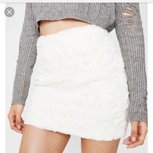 Dolls kill Snuggle Up Mini Skirt